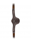 Leather saddle girth with belly band