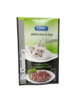 DR. CLAUDER'S wet cat food with chicken and duck in jelly, 100 g