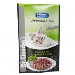 DR. CLAUDER'S wet cat food with chicken and duck in jelly, 100 g