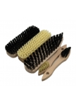 Haas 6-Piece Shoe Cleaning Set, Wood