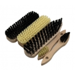 Haas 6-Piece Shoe Cleaning Set, Wood